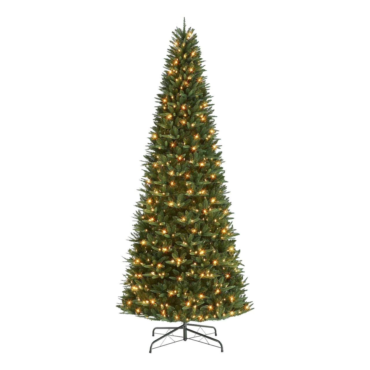 12ft. Pre-Lit Monroe Fir Artificial Christmas Tree, Warm White LED Lights
